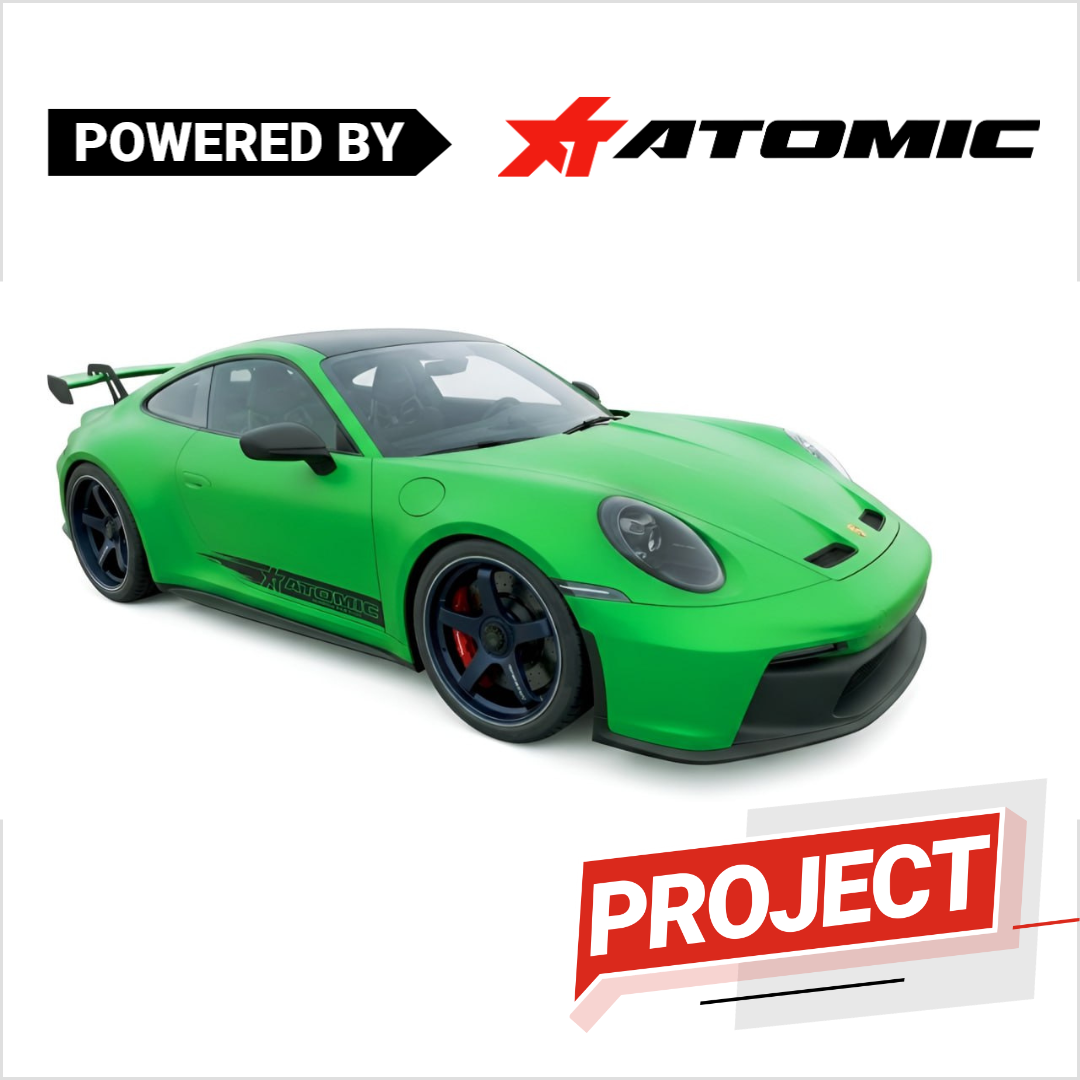 Porsche 992 GT3 Python Green: трекова оптимізація від ATOMIC-SHOP