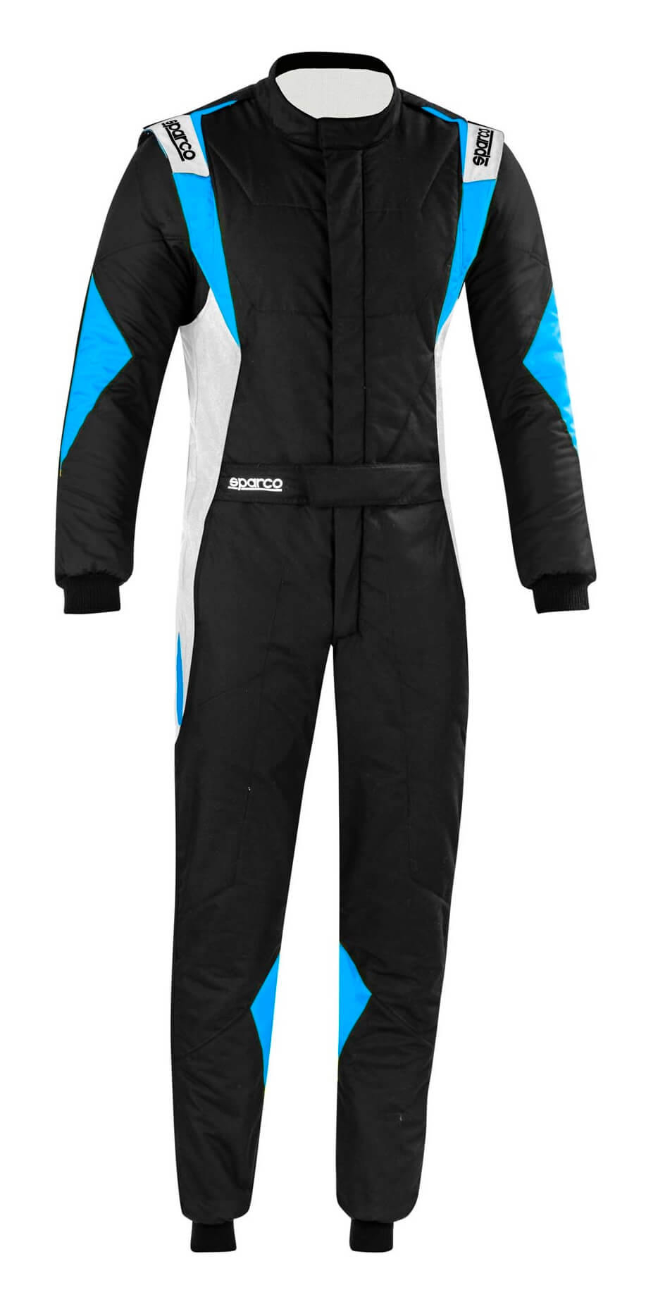 SPARCO 00114252NBAZ комбінезон для автоспорту SUPERLEGGERA R564, FIA 8856-2018, чорний/блакитний/білий, р-Р 52 Photo-0