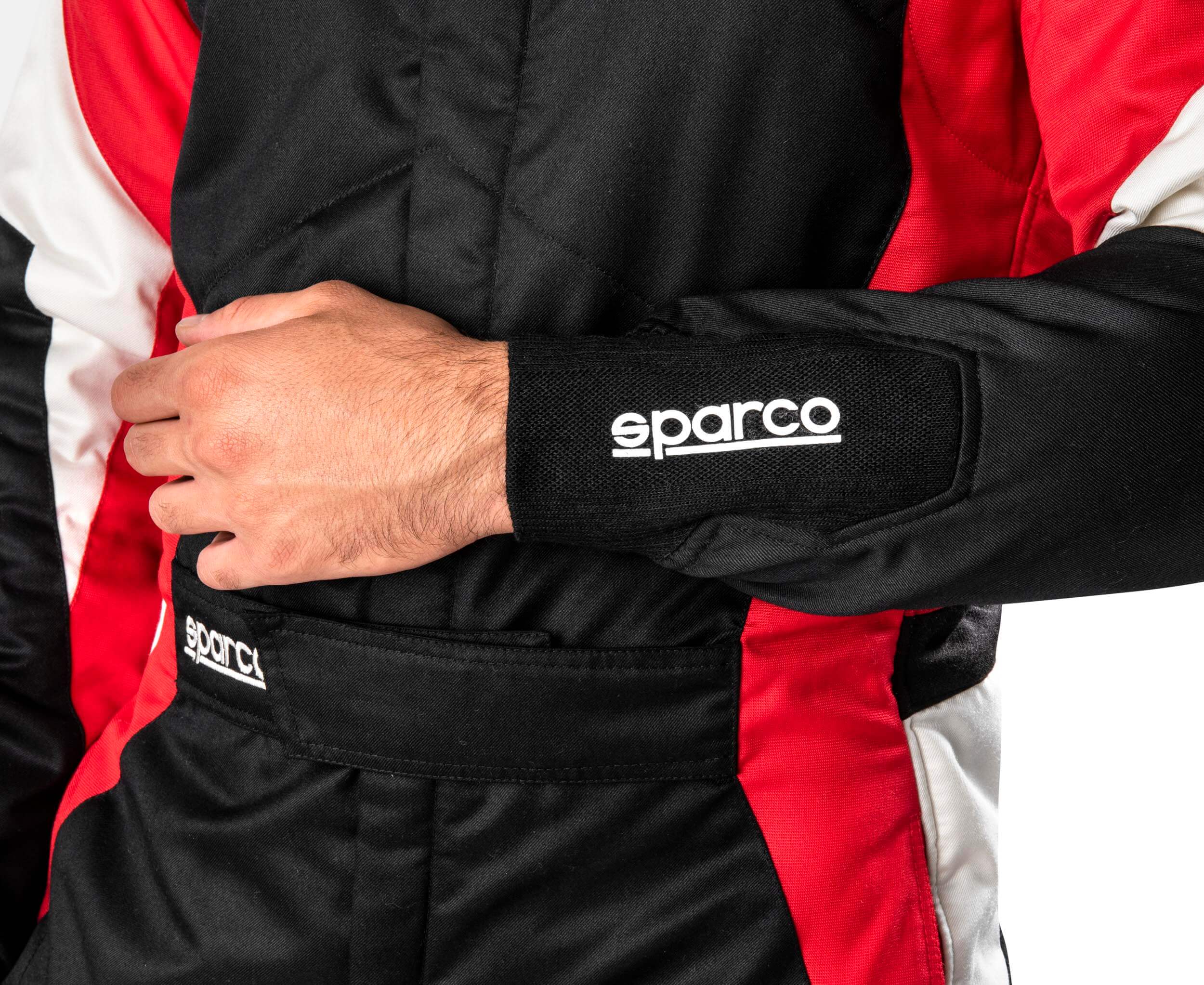 SPARCO 00114450nrrb комбінезон для автоспорту COMPETITION 2022, FIA 8856-2018, чорний/червоний, р-Р 50 Photo-5