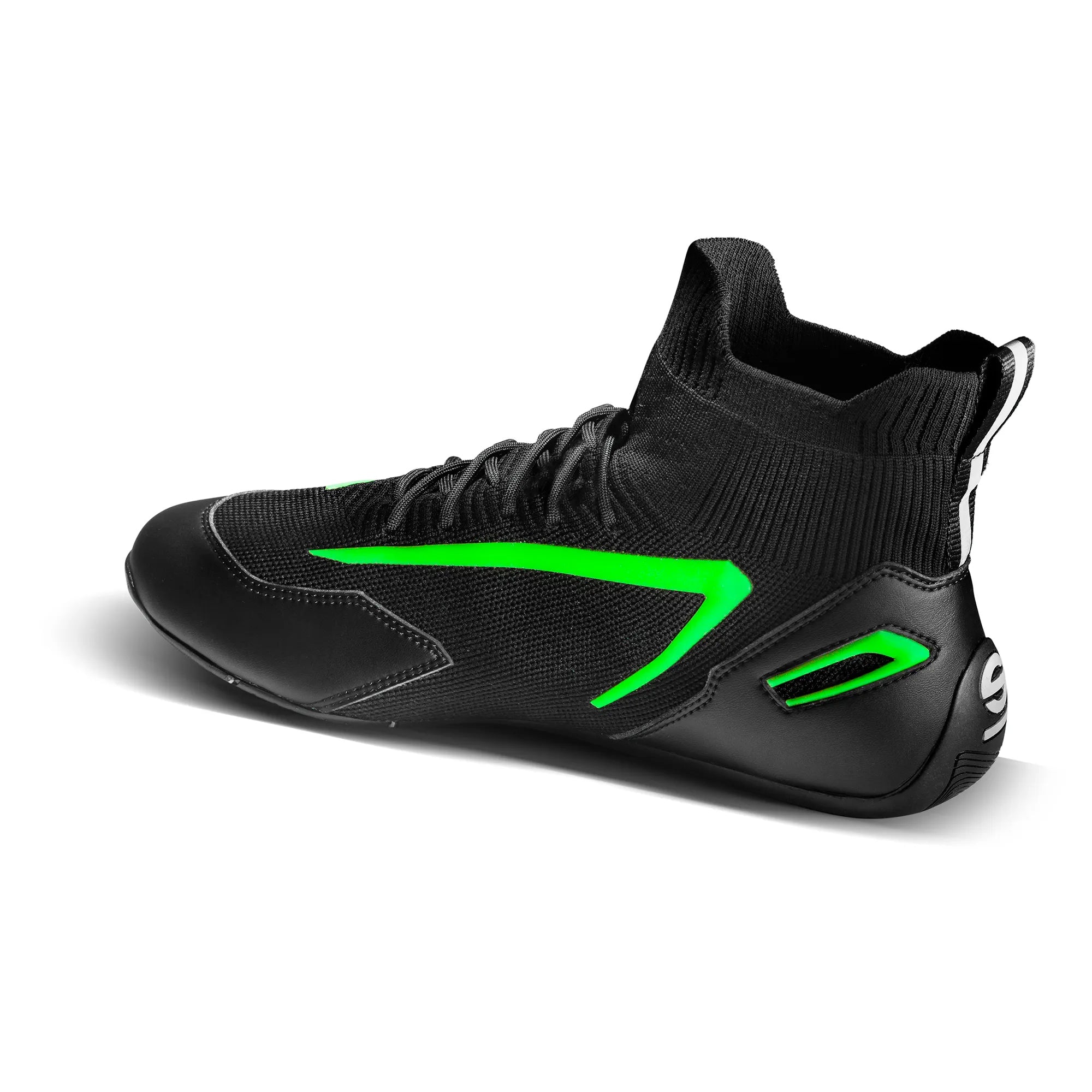 SPARCO 00129342NRVF черевики / взуття для автосимулятора HYPERDRIVE, чорний / зелений, р-р 42 Photo-2