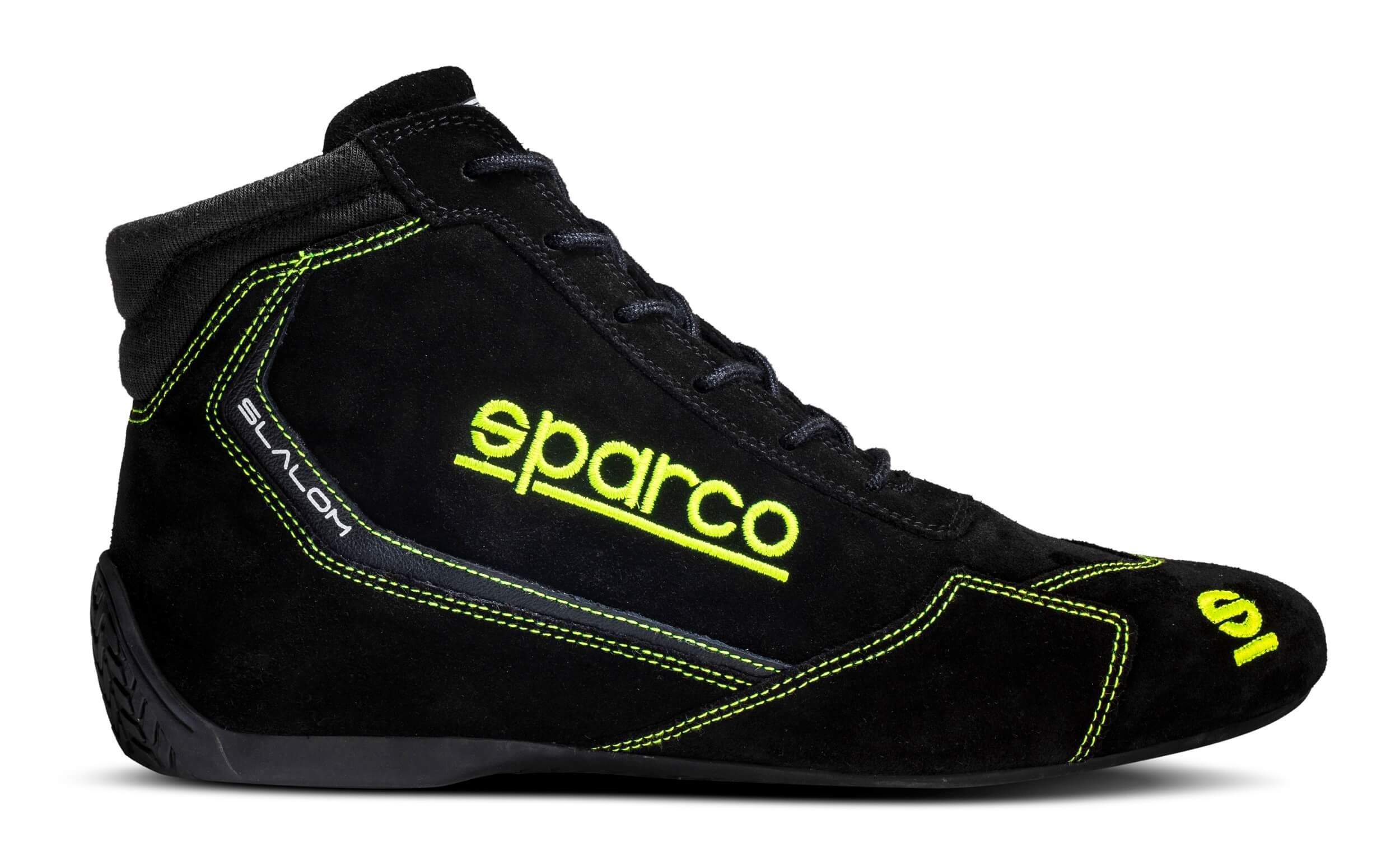 SPARCO 00129544NRGF черевики для автоспорту SLALOM 2022, FIA 8856-2018, Чорний / жовтий, р-р 44 Photo-2