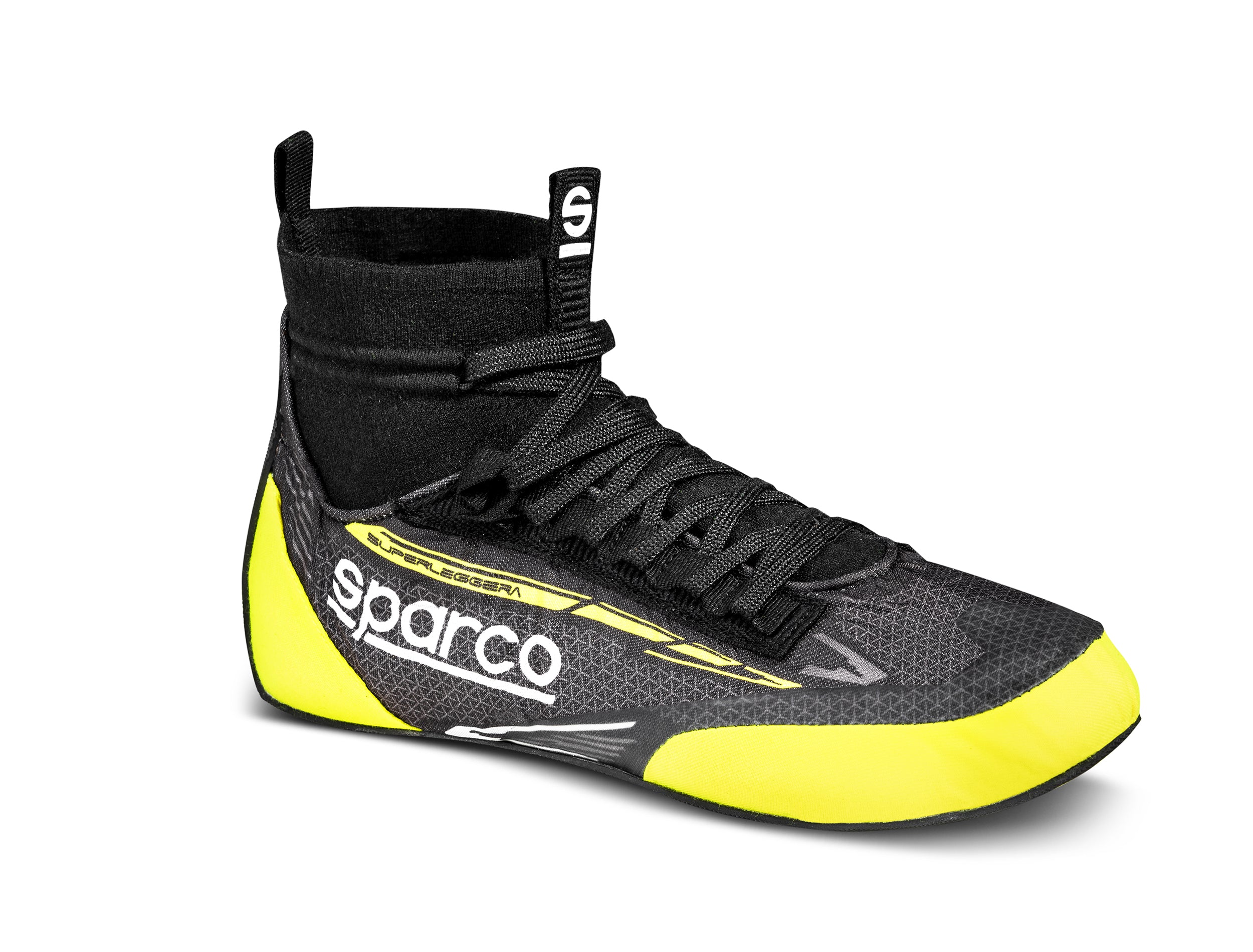 SPARCO 0012A339NRGF Взуття для гонок SUPERLEGGERA (Тканина), FIA 8856/2018, чорний/жовтий, розмір 39 Photo-1