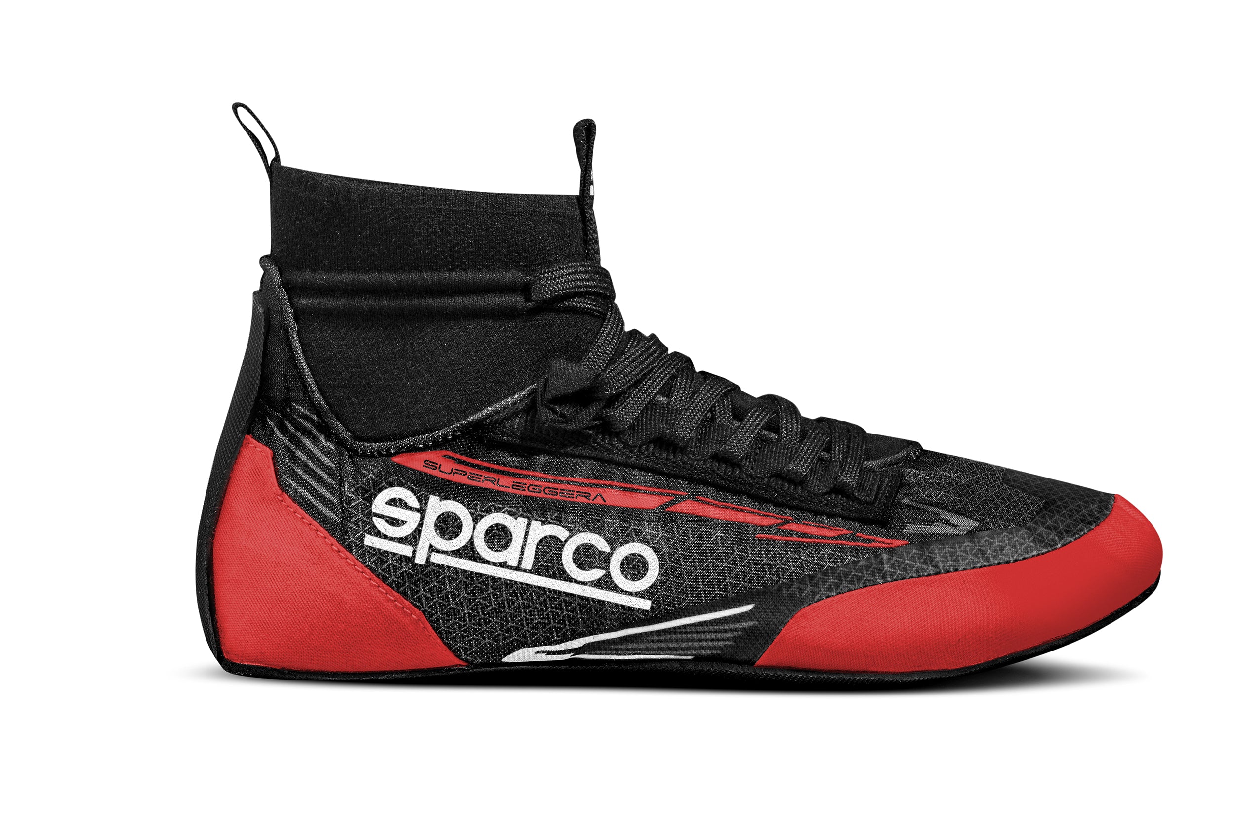 SPARCO 0012A337NRRS Взуття для гонок SUPERLEGGERA (Тканина), FIA 8856/2018, чорний/червоний, розмір 37 Photo-0