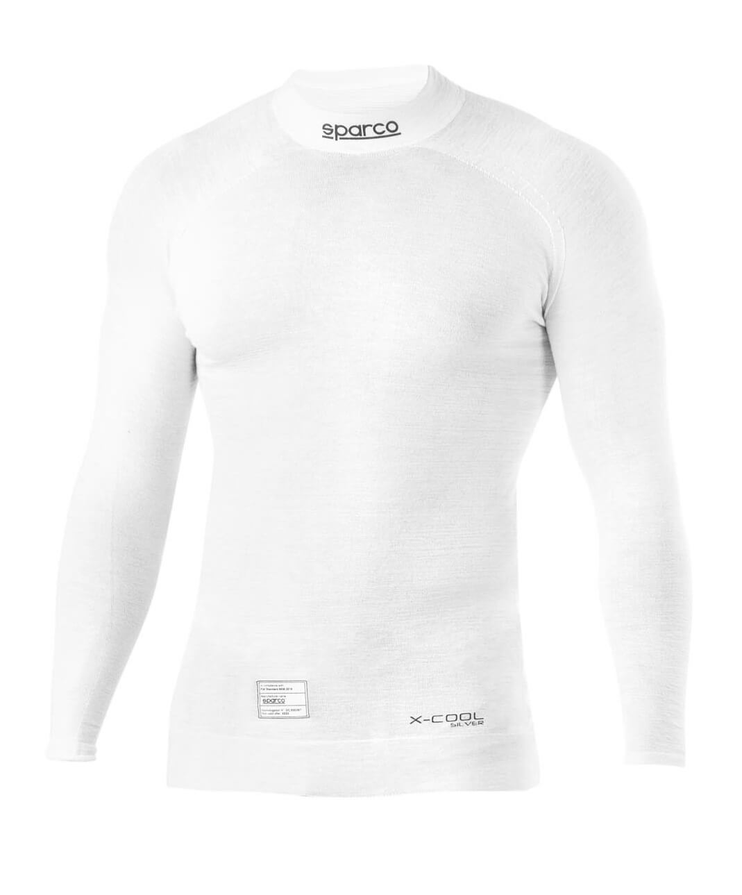 SPARCO 001784mbo4lxl Майка/футболка для автоспорту RW-10, FIA 8856-2018, біла, р-р L / XL Photo-0