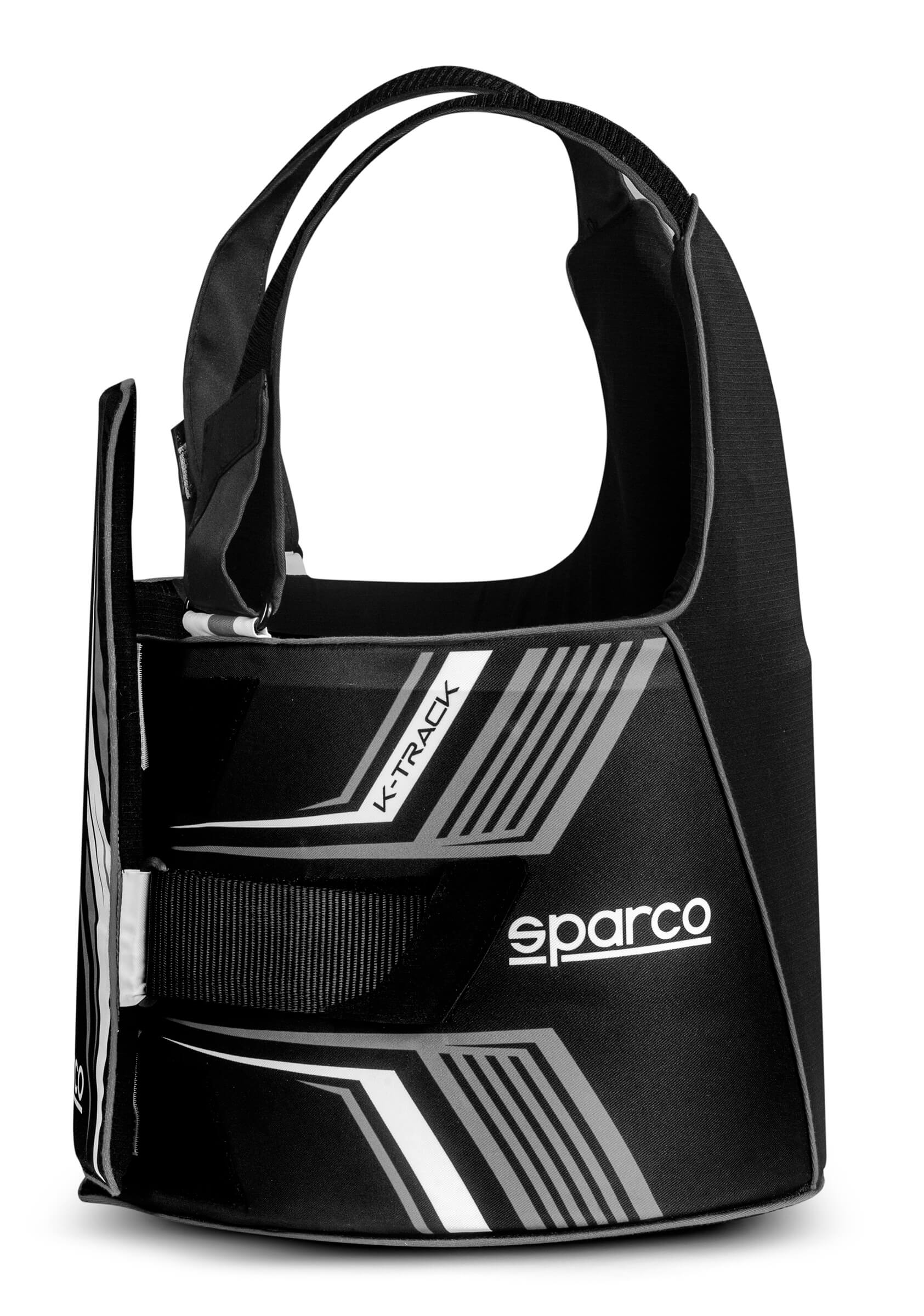 SPARCO 002406KNRBI3M захист ребер для картингу K-TRACK, FIA 8870-2018, чорний / білий, р-Р M Photo-2