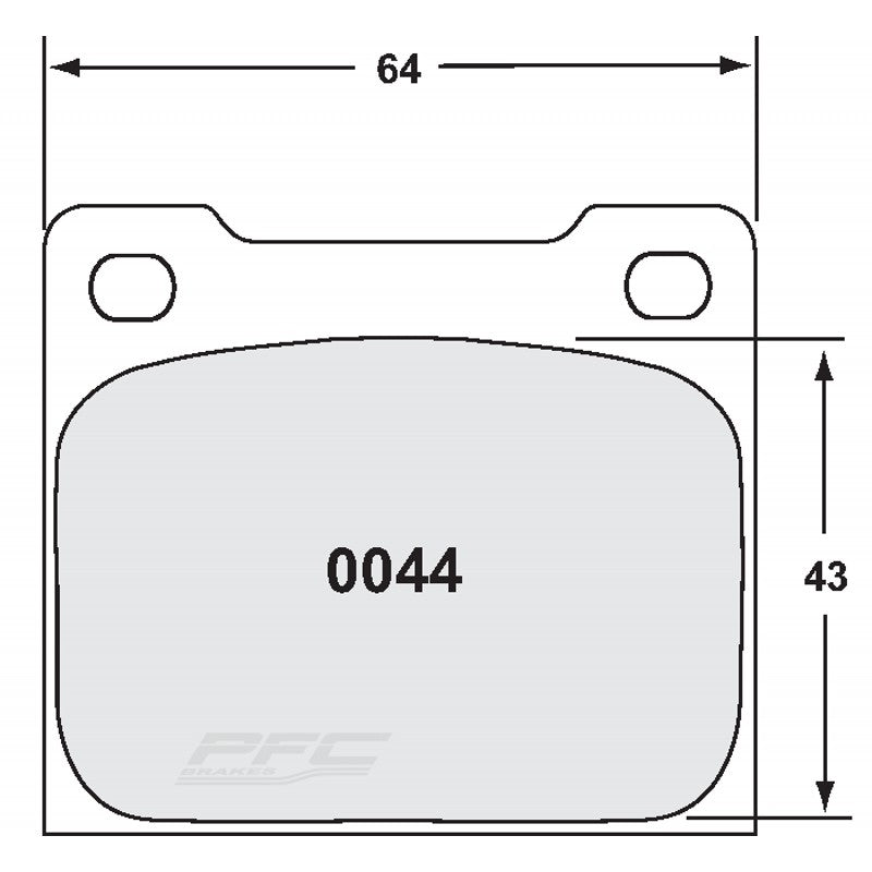 PFC 0044.84.15.44 Задні гальмівні колодки RACING 84 CMPD 15 мм для Audi RS3 LMS TCR 2021- (Alcon calipers) Photo-0