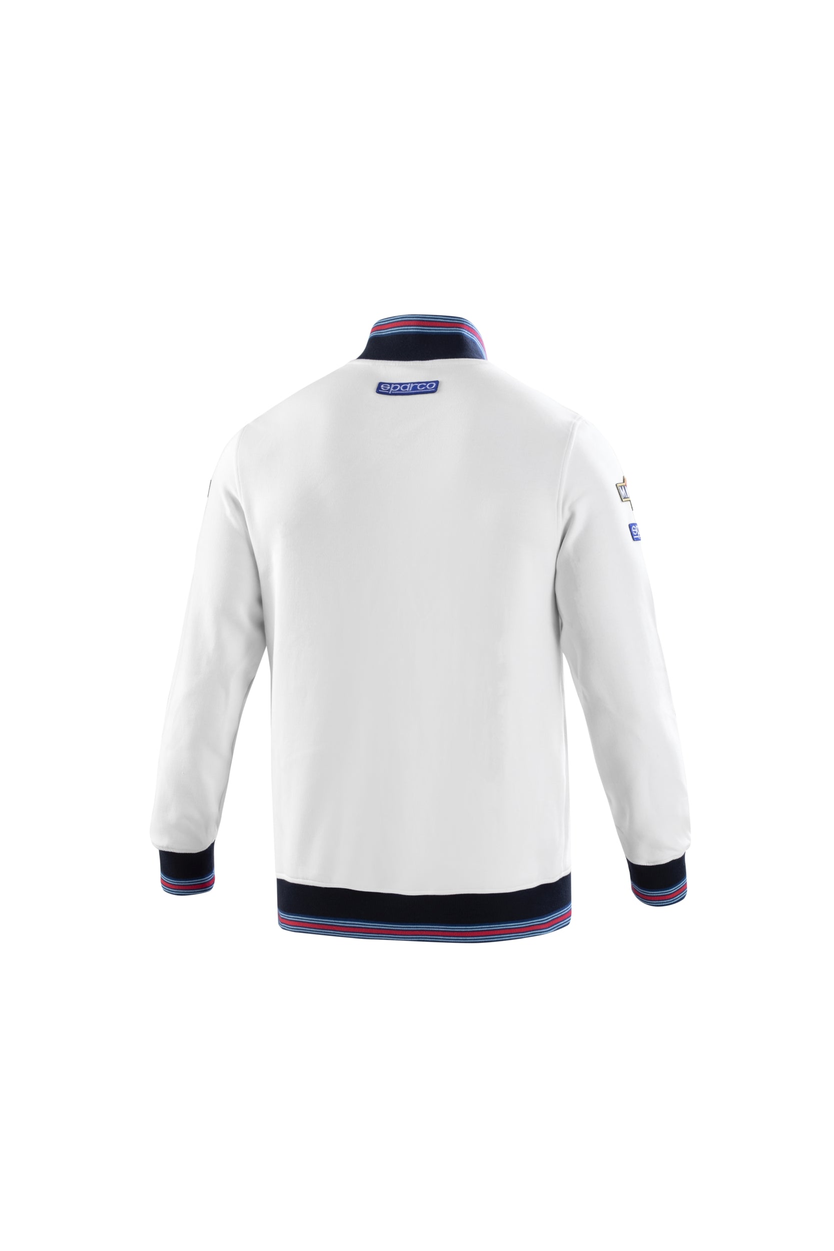 SPARCO 01278MRBI3L Світшот FULL ZIP MARTINI RACING, білий, розмір L Photo-1