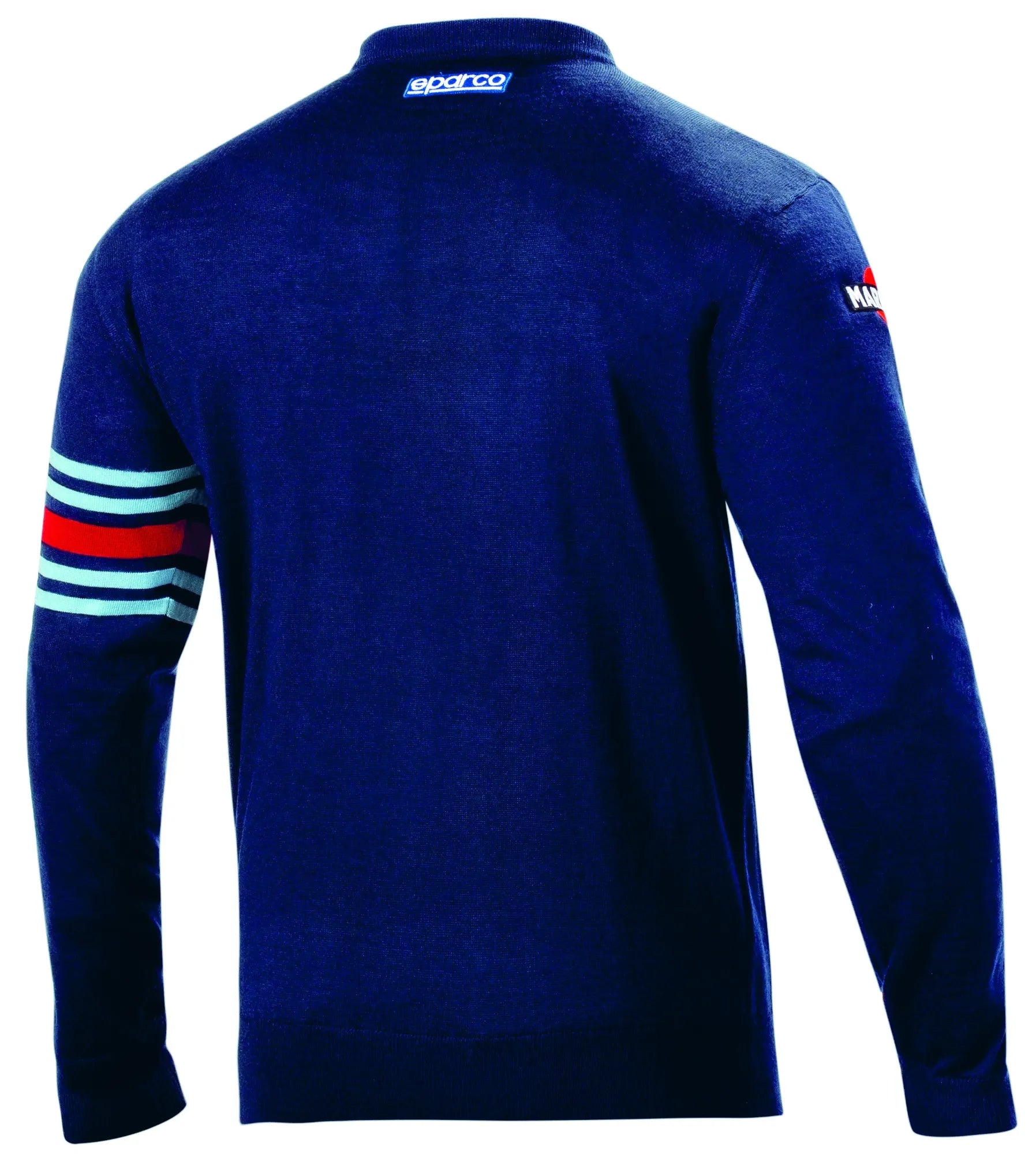 SPARCO 01338MRBM5XXL вовняний светр CREWNECK MARTINI RACING, темно-синій, р-Р XXL Photo-1