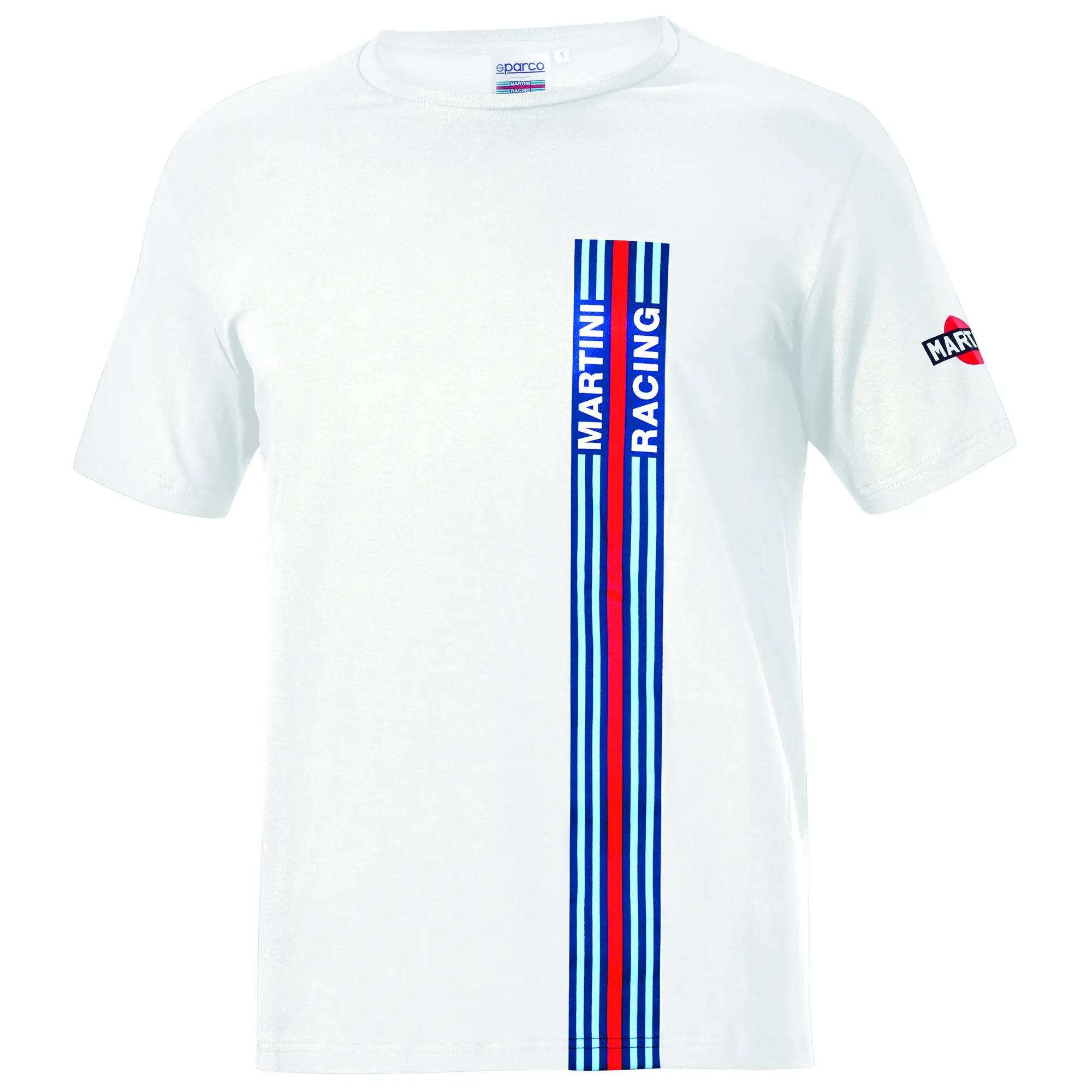 SPARCO 01339MRBI4XL Футболка / майка BIG STRIPES MARTINI RACING, біла, р-р XL Photo-0