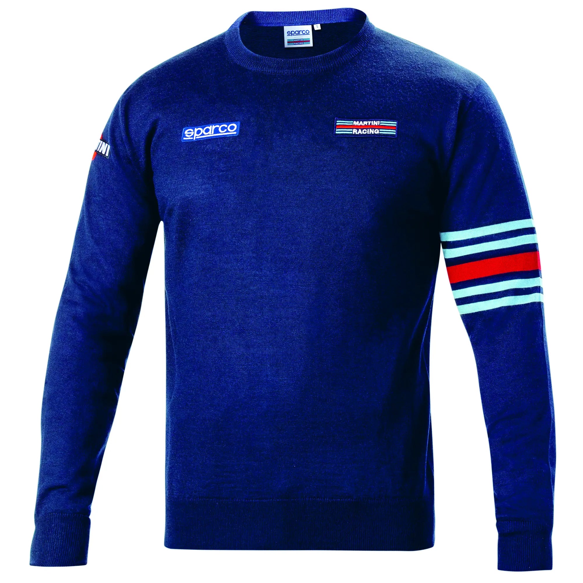 SPARCO 01350MRBM2M бавовняний светр CREWNECK MARTINI RACING, темно-синій, р-р M Photo-0