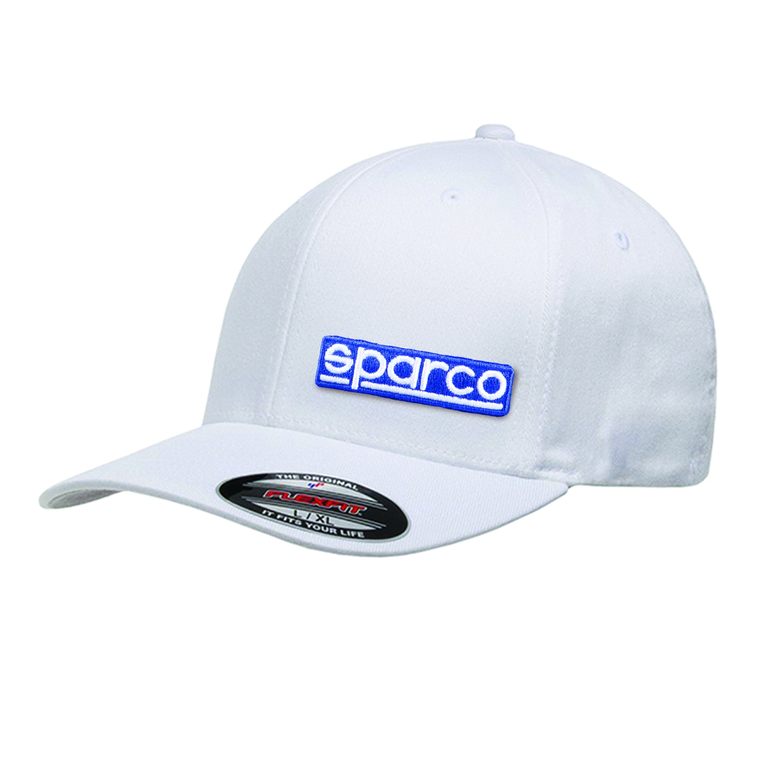 SPARCO 01357BI2SM Кепка / бейсболка CAP FLEXFIT, Біла, р-р S / M Photo-0