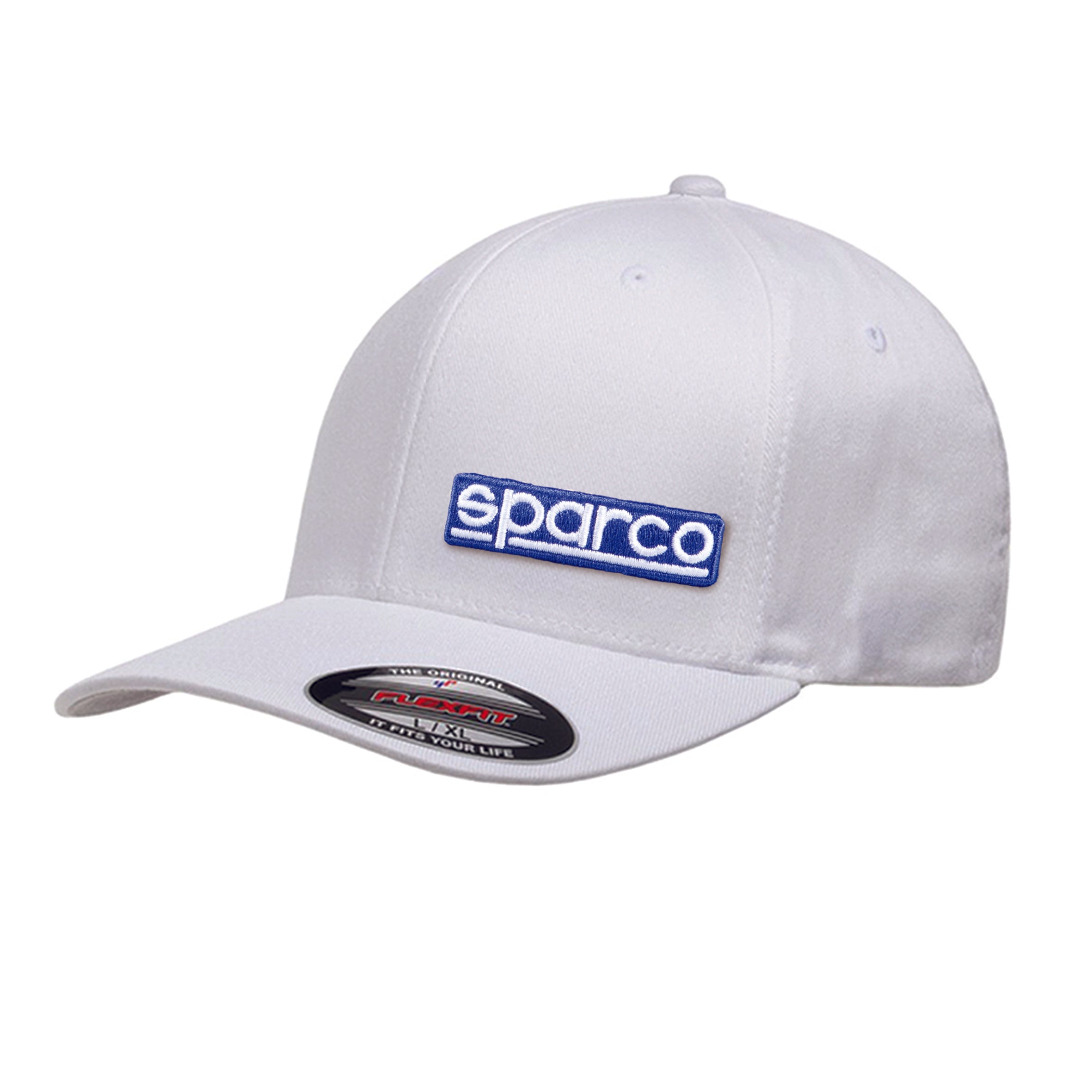 SPARCO 01357bi4lxl Кепка / бейсболка CAP FLEXFIT, біла, р-р L / XL Photo-0