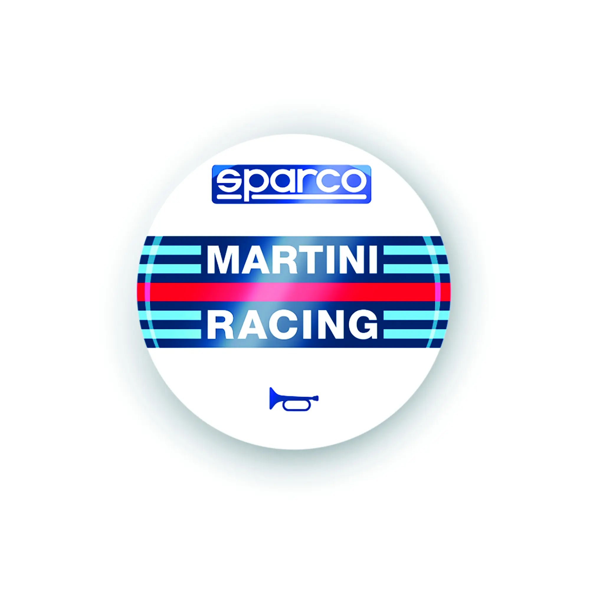SPARCO 0159MR MARTINI RACING Накладка на кнопку звукового сигналу, Ø 4 см Photo-0