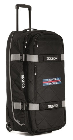 SPARCO 016437MRSI Сумка дорожня, MARTINI RACING TOUR, чорно-срібна Photo-0
