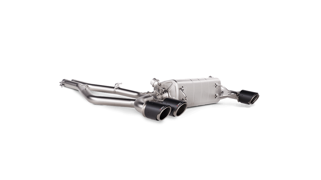 AKRAPOVIC S-AR/TI/7H Вихлопна система Slip-On Line (Titanium) ALFA ROMEO Giulia Quadrifoglio 2018-2020 рр. Photo-0