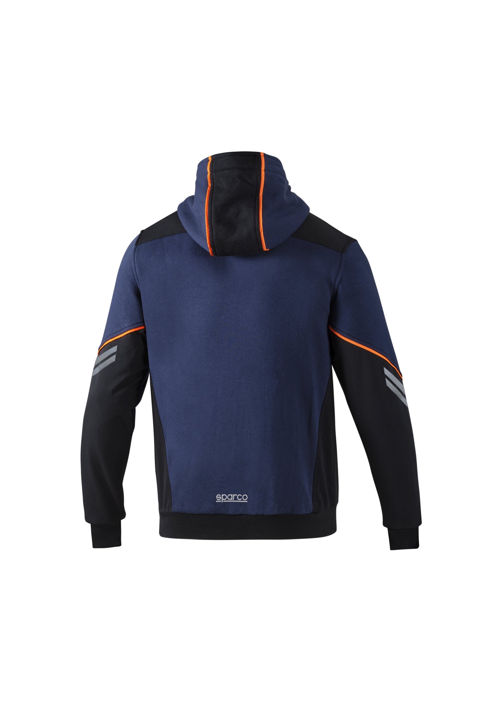 SPARCO 02414BMAF1S Худі Full Zip TECH, темно-синій/флуоро-помаранчевий, розмір S Photo-1