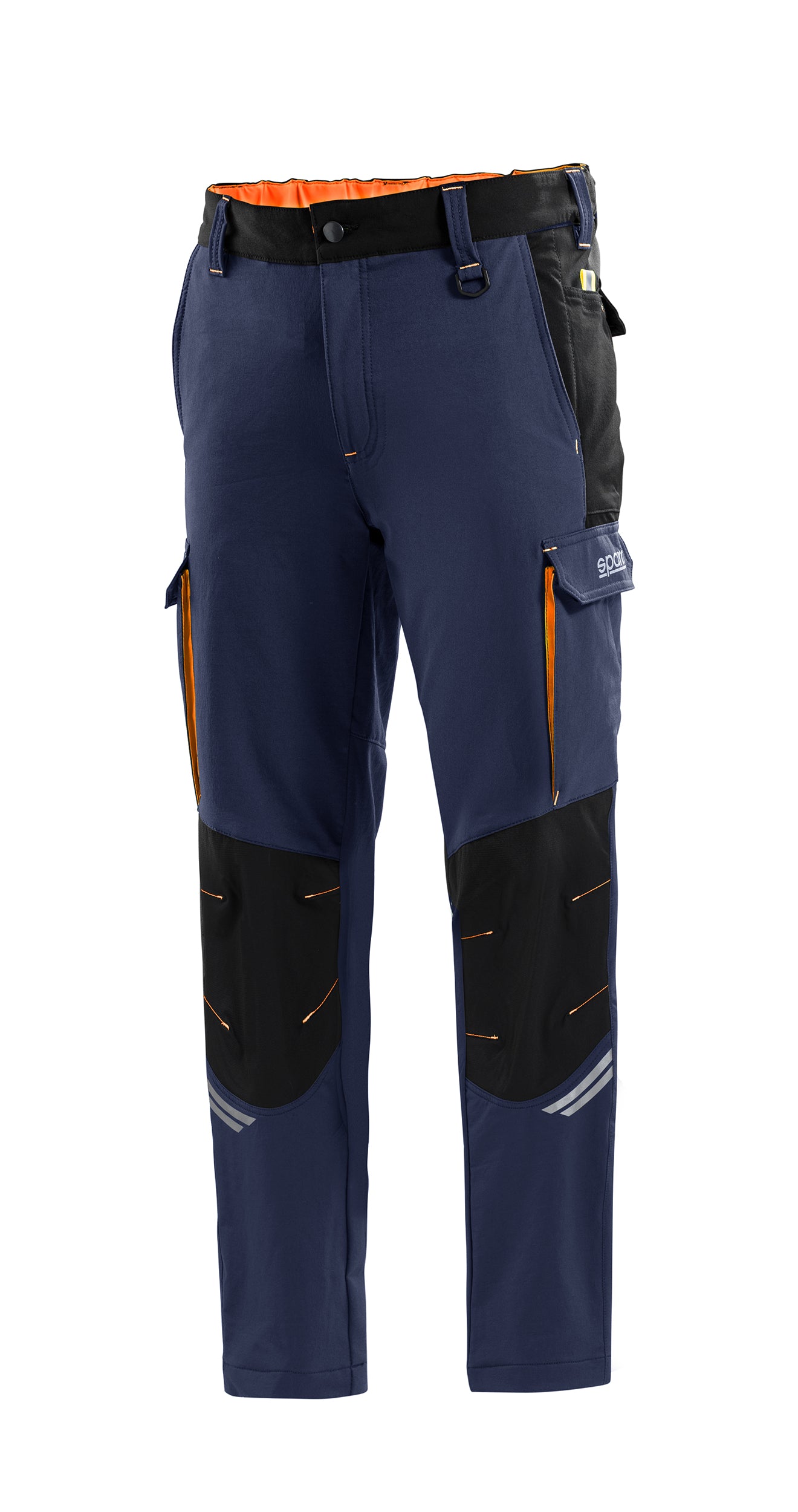 SPARCO 02417BMAF5XXL Штани TECH, темно-синій/флуоро-помаранчевий, розмір XXL Photo-0