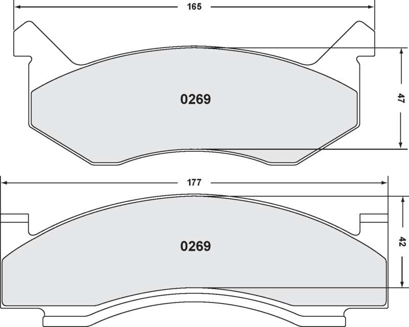 PFC 0269.22 269 CARBON METALLIC Гальмівні колодки Road Photo-0