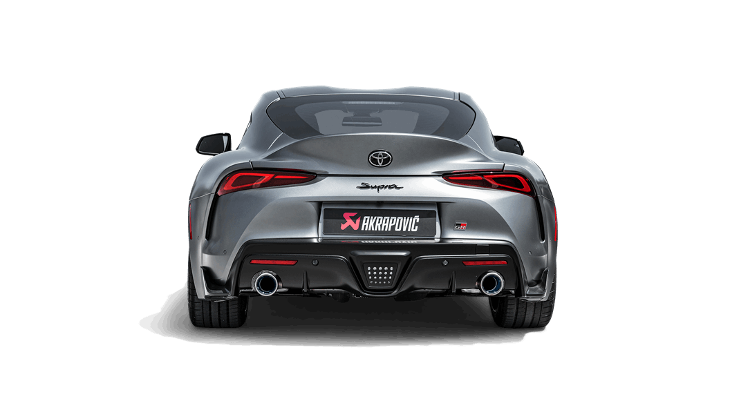 AKRAPOVIC S-TY/T/1H Вихлопна система Slip-on Line (титан) для TOYOTA Supra (A90) 2019-2024 Photo-4