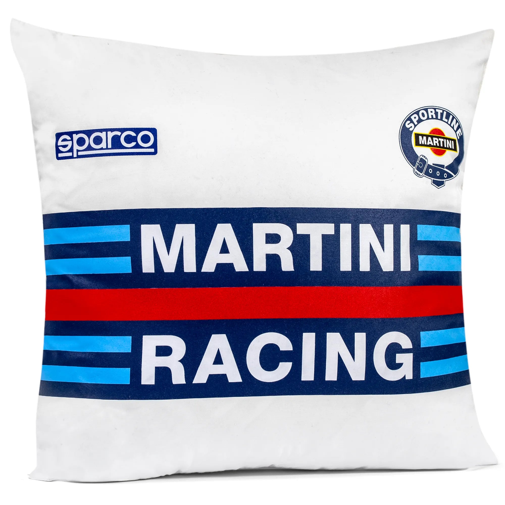 SPARCO 099096MRBI Подушка MARTINI RACING, Біла, 40x40 см Photo-0