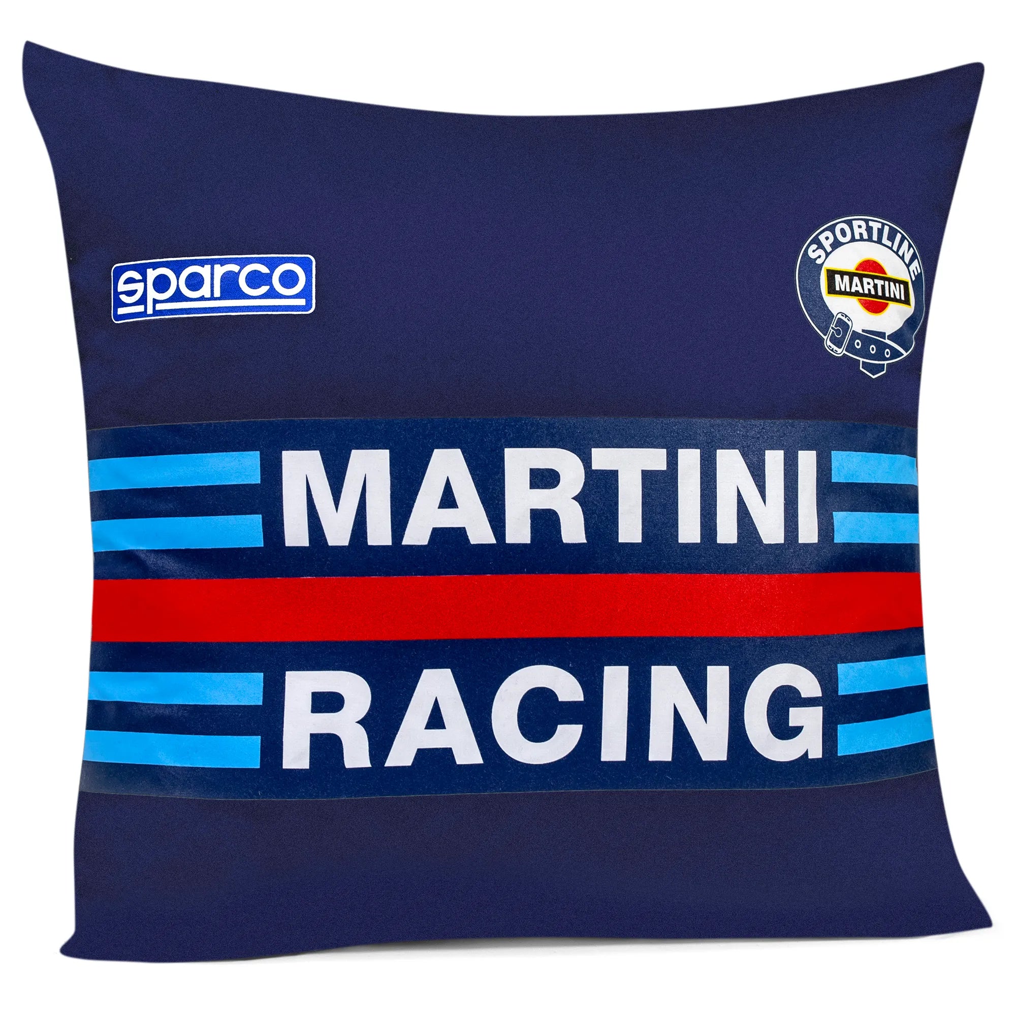 SPARCO 099096MRBM Подушка MARTINI RACING, темно-синя, 40x40 см Photo-0