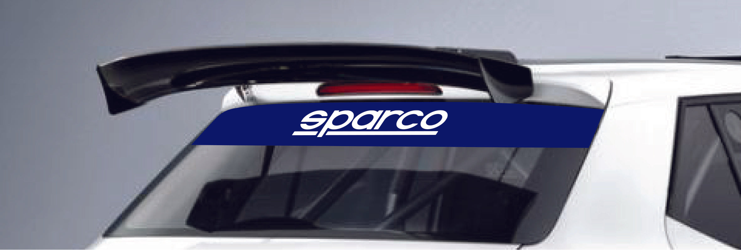 SPARCO 099098AZ Сонцезахисна наклейка на заднє скло, 120 x 10 см Photo-0