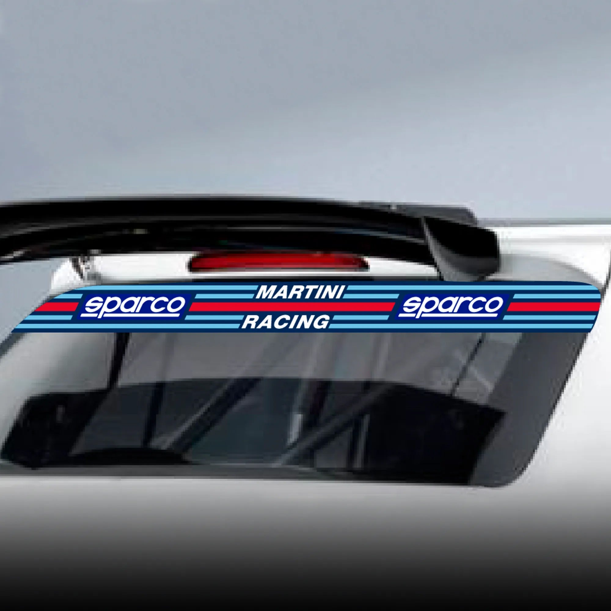 SPARCO 099098MR Наклейка MARTINI RACING на заднє скло, 120 x 10 см Photo-0