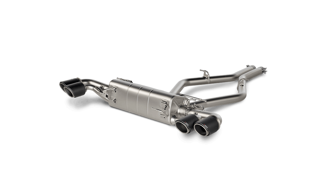 AKRAPOVIC S-AR/TI/6H Вихлопна система Slip-On Line (Titanium) ALFA ROMEO Stelvio Quadrifoglio 2017-2020 Photo-0