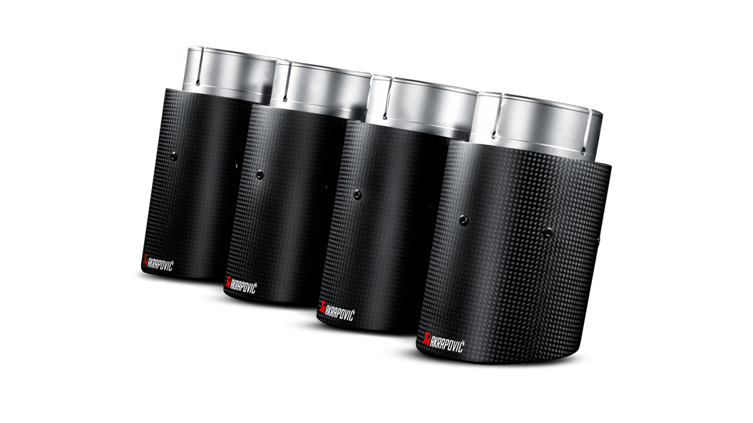 AKRAPOVIC TP-CT/10 Насадки для BMW M5 F10 і F13 M6 (карбон) Photo-1