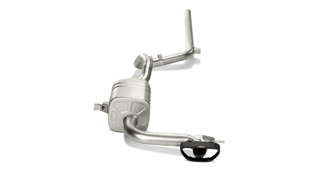 AKRAPOVIC S-RE/T/1 Вихлопна система Evolution Line (Titanium) для RENAULT Mеgane Coupе RS 2010-2016 Photo-1