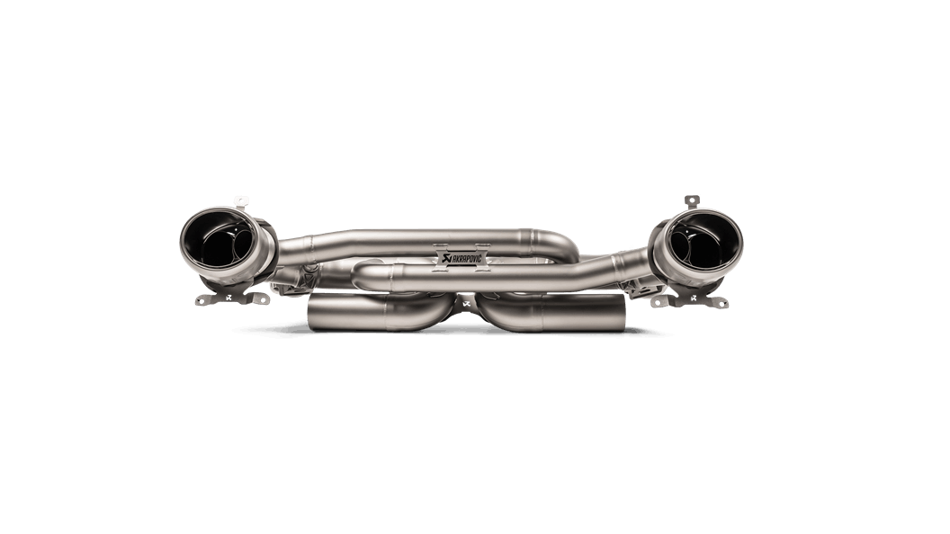 AKRAPOVIC S-PO/TI/14 Вихлопна система Slip-On Race Line (титан) для PORSCHE 911 Carrera /S/4/4S/GTS/Cabriolet (992) 2019-2024 Photo-1