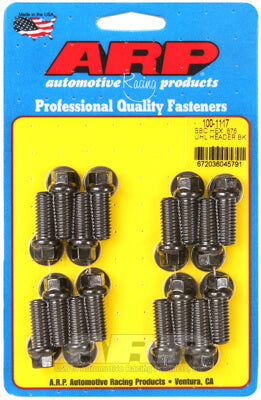 ARP 100-1117 Комплект болтів і шпильок 0,875 дюйма UHL сталь шестигранний для CHEVROLET Big Block Photo-0