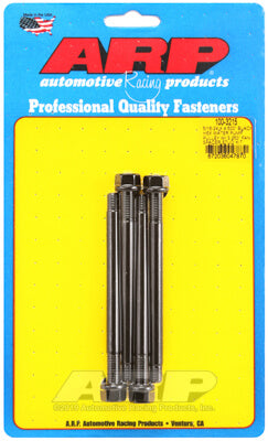 ARP 100-3215 Комплект шпильок шківа водяного насоса для 5/16-24 X 4.500 дюйма, чорний оксид, шестигранник (підходить для розпірки вентилятора 3.250 дюйма) Photo-0