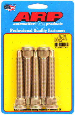 ARP 100-7703 Комплект колісних шпильок для задніх дискових гальм Ford/передніх Chrysler Photo-0