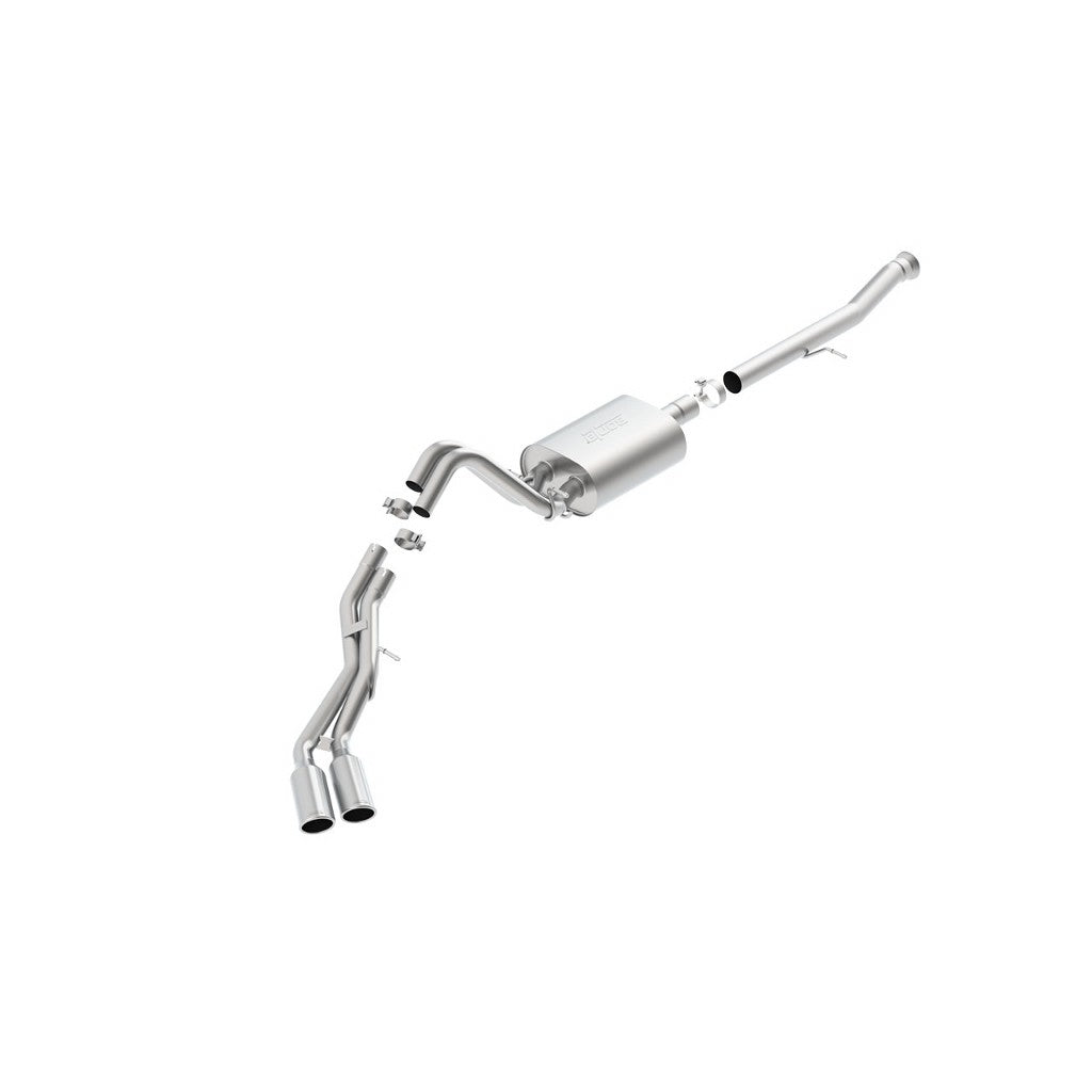 BORLA 140653 Вихлопна система Cat-Back, Escalade ESV/Yukon Denali XL V8-6.2L RWD, Насадка №18, 20 Photo-0