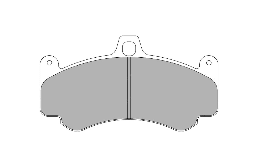 FERODO FRP3075H Передні гальмівні колодки DS2500 для PORSCHE 911 Turbo S / GT2 / GT3 (997) Photo-0