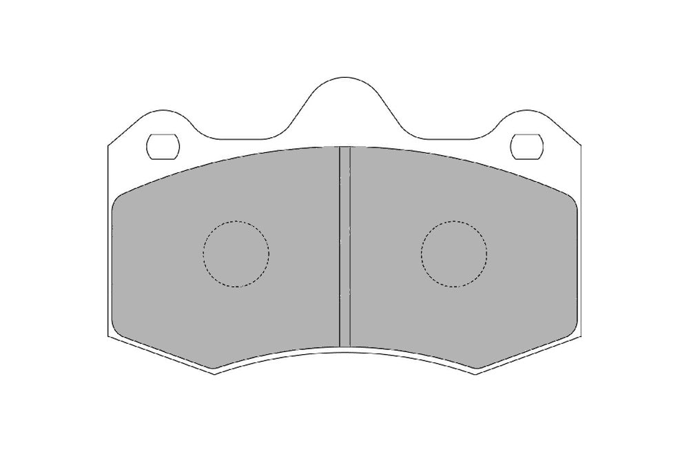 FERODO FRP3083W Задні гальмівні колодки DS1.11 для MCLAREN 570 GT / 570 S / 650 LT / 650 S Photo-0