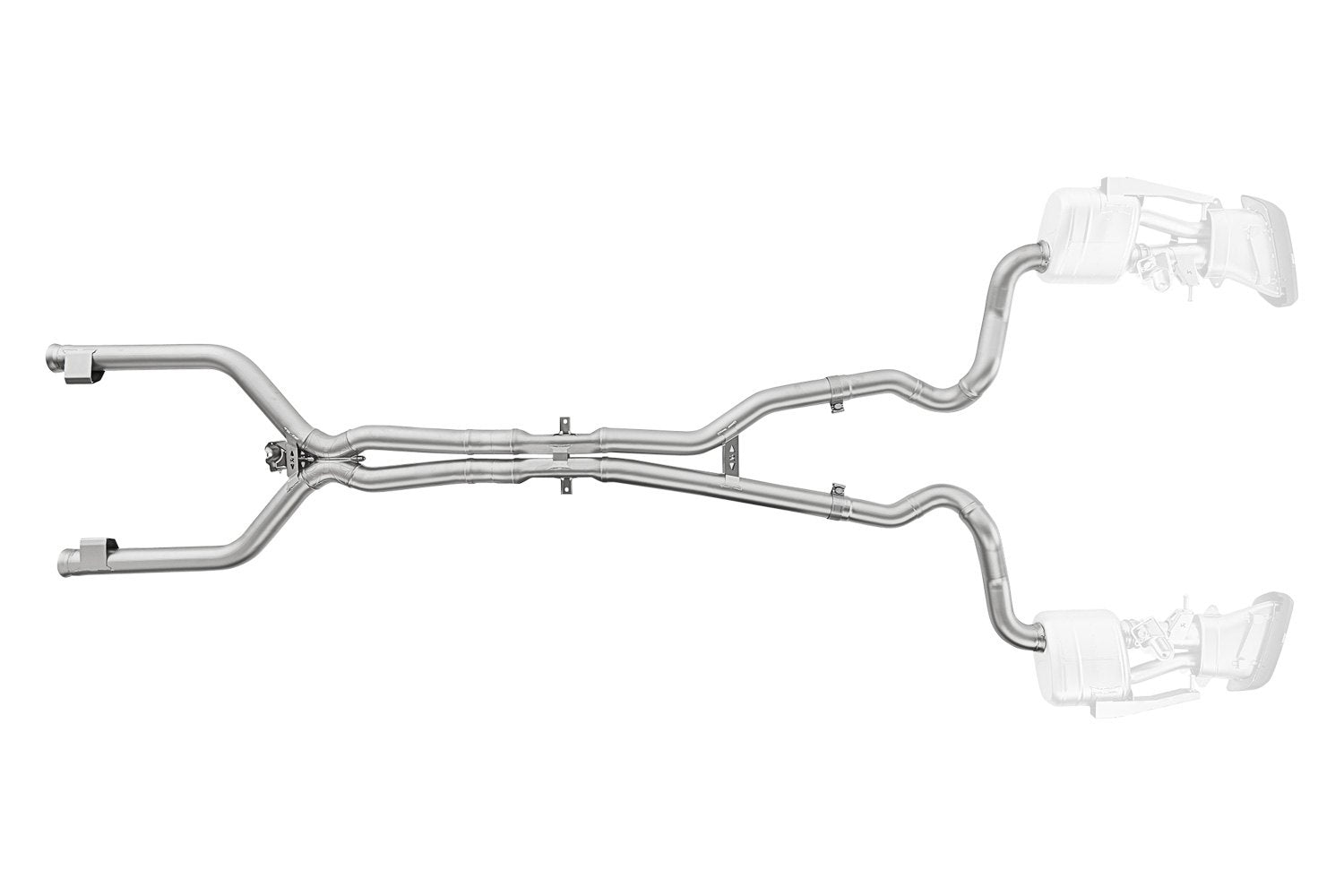 AKRAPOVIC E-ME/T/3 Середня частина вихлопу Evolution Line для MERCEDES-Benz C63 AMG (W205) Photo-0