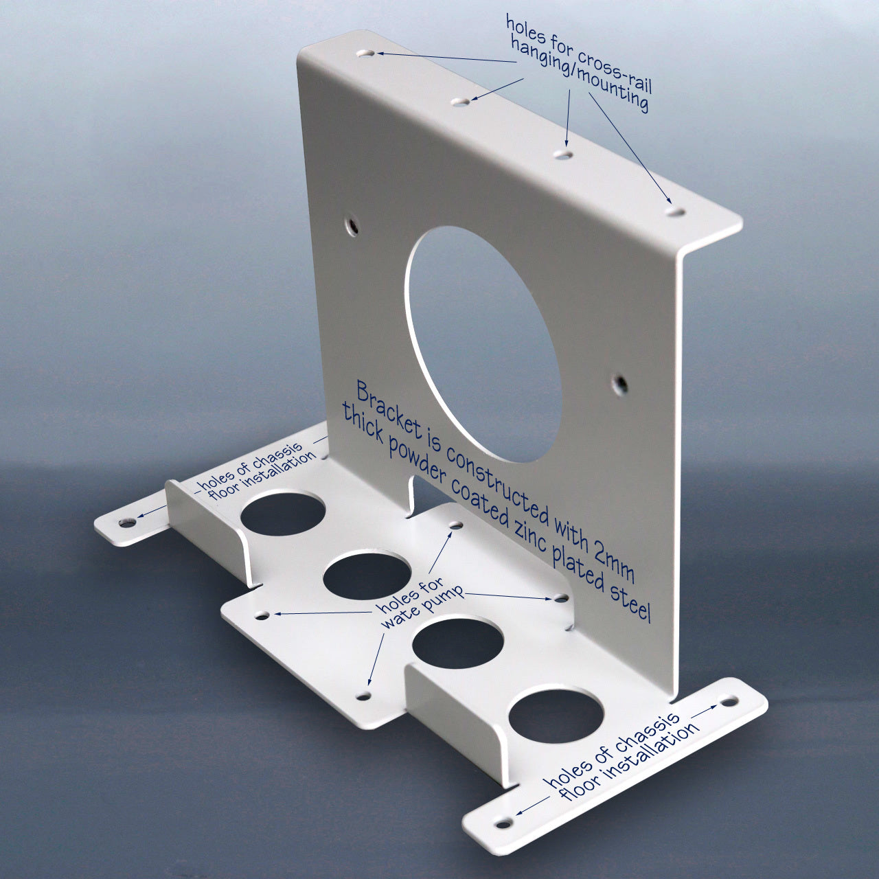 AQUAMIST 806-690 Бак Twin Tank 10L з кріпленням (попередньо просвердлені/не просвердлені отвори) Photo-2