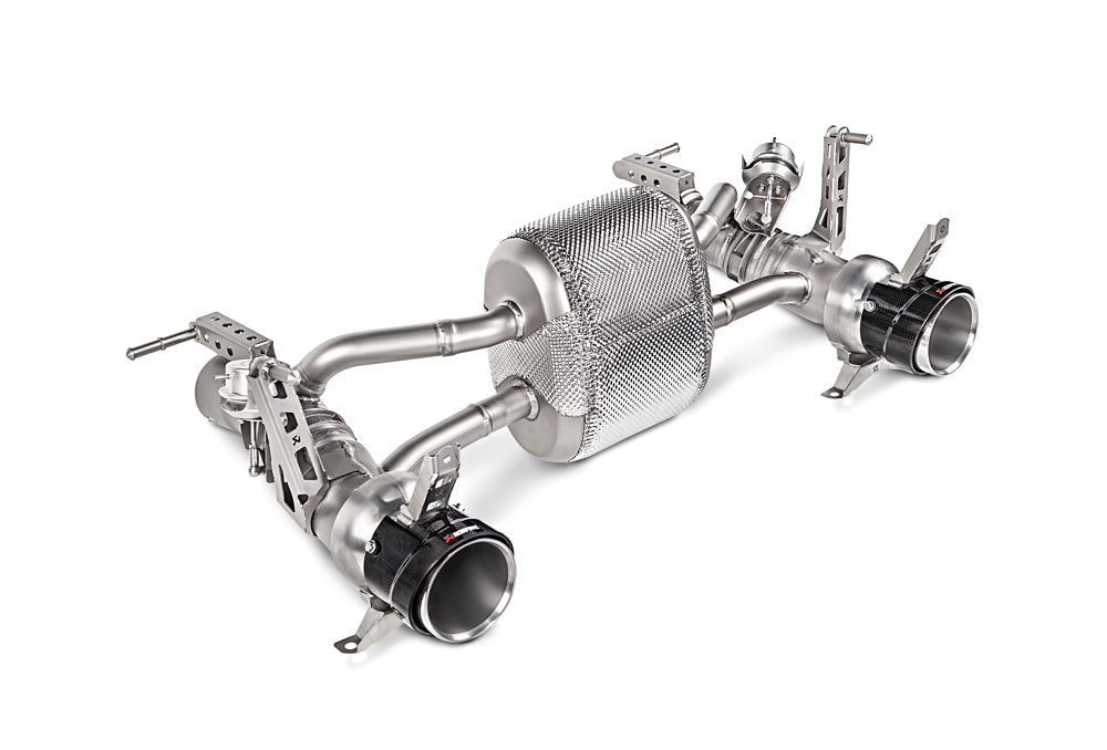 AKRAPOVIC MTP-FE488H Вихлопна система Slip-On Line (Titanium) для FERRARI 488 GTB/488 Spider 2016-2019 Схвалення типу ECE Photo-0