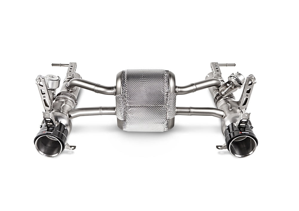 AKRAPOVIC MTP-FE488H Вихлопна система Slip-On Line (Titanium) для FERRARI 488 GTB/488 Spider 2016-2019 Схвалення типу ECE Photo-1