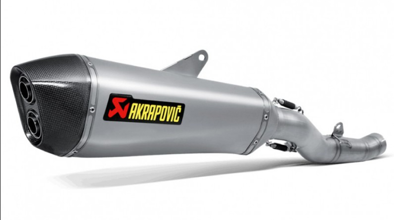AKRAPOVIC s-K14SO5-HZAAT Вихлопна система Slip-On Line (Titanium) Kawasaki 1400 GTR 2008-16 Photo-0
