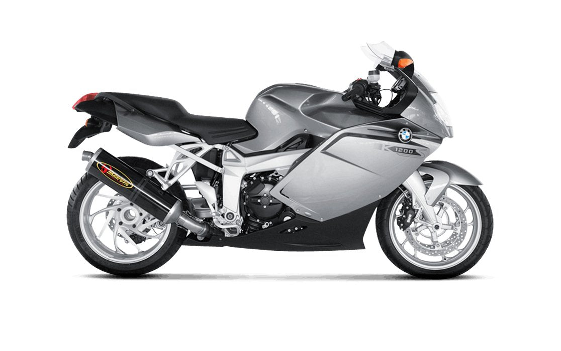AKRAPOVIC SS-B12SO1-HC Вихлопна система Slip-On Line (Carbon) для BMW K 1200 R 2005-2008 Photo-1