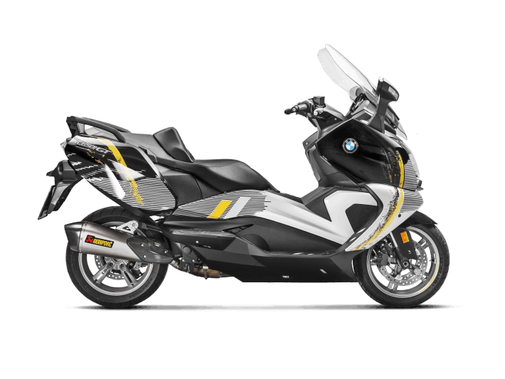 AKRAPOVIC S-B6SO8-HZAAT Вихлопна система Slip-On Line (Titanium) BMW C 650 GT 2016-2020 Photo-1