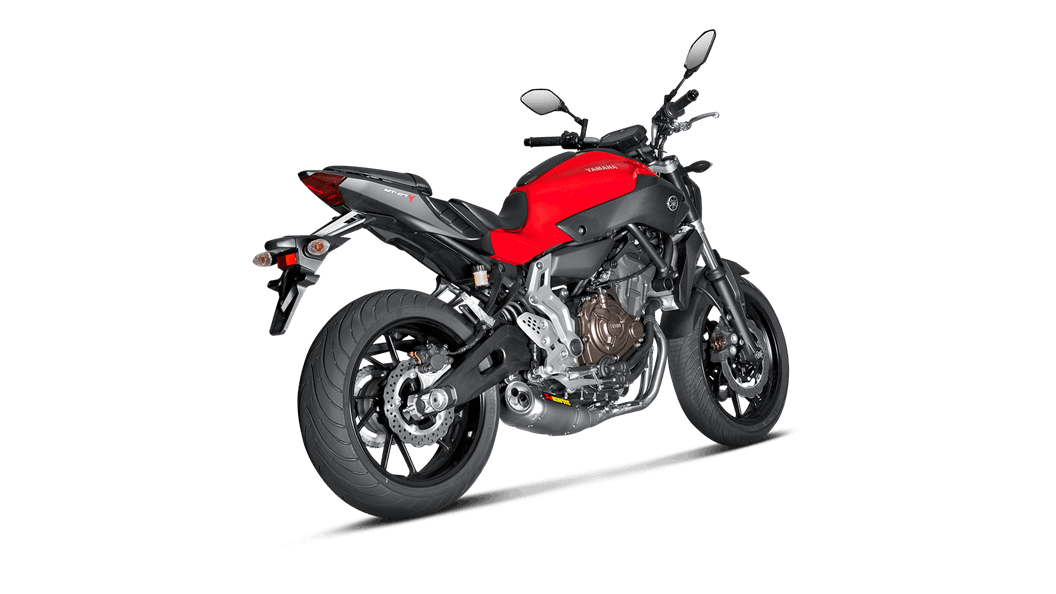 AKRAPOVIC s-Y7R1 - Haft Вихлопна система Racing Line (Titanium) YAMAHA MT-07/FZ-07 2014-16 Photo-2