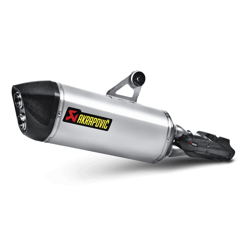 AKRAPOVIC S-B12SO10-HAAT Вихлопна система Slip-On Line (Titanium) BMW R 1200 GS 2013-16 Photo-0