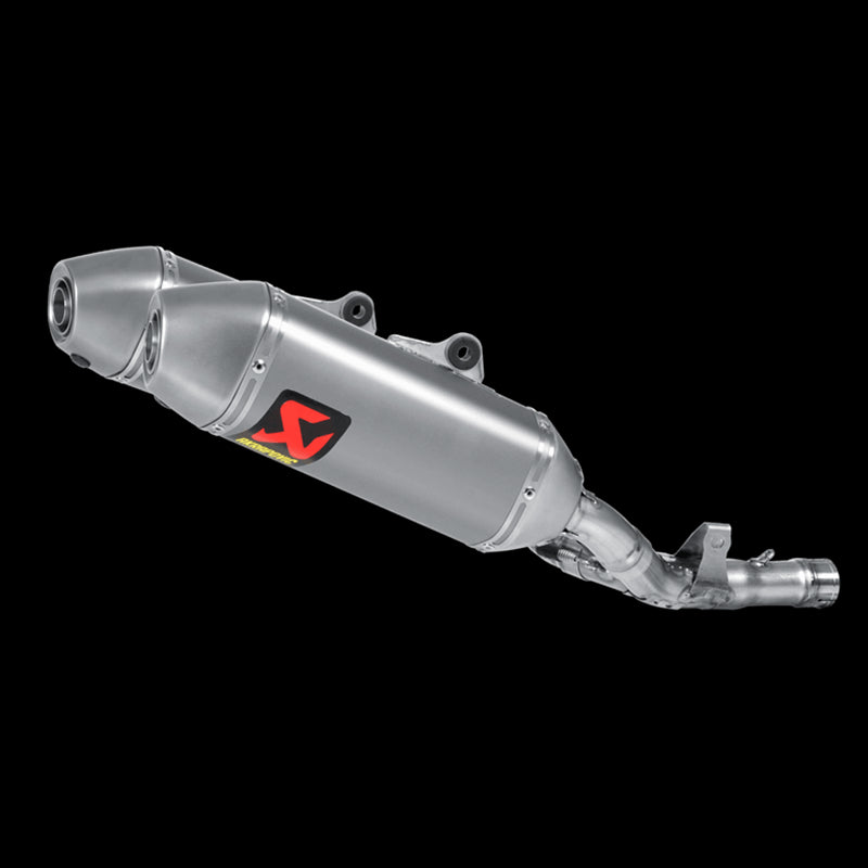 AKRAPOVIC S-H2SO5-QTA Вихлопна система Slip-On Line (Titanium) Honda CRF 250 R 2016-16 Photo-0