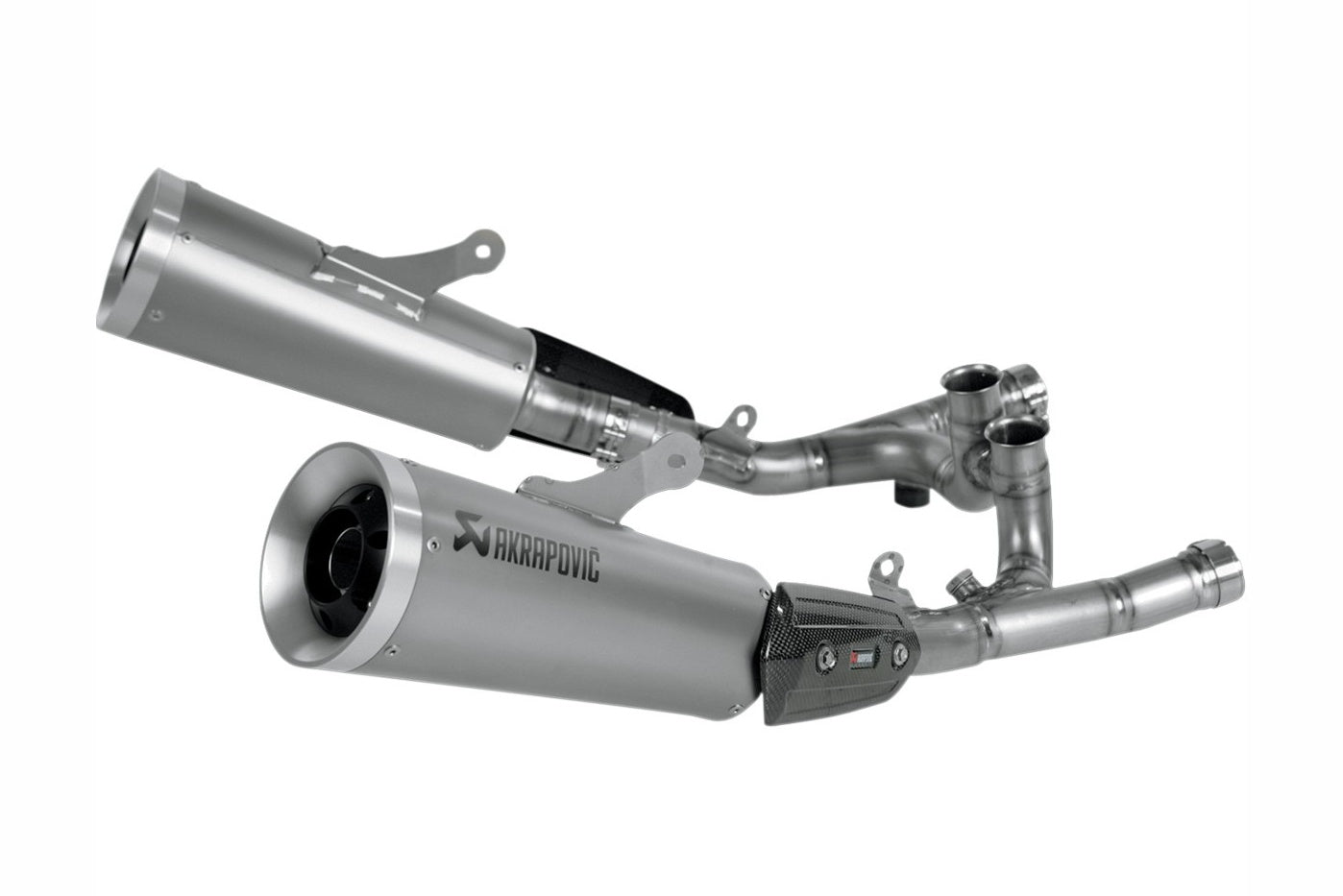 AKRAPOVIC s-Y17SO1 - Hbav Вихлопна система Slip-On Line (Titanium) Star Motorcycles VMAX 2009-16 Photo-0