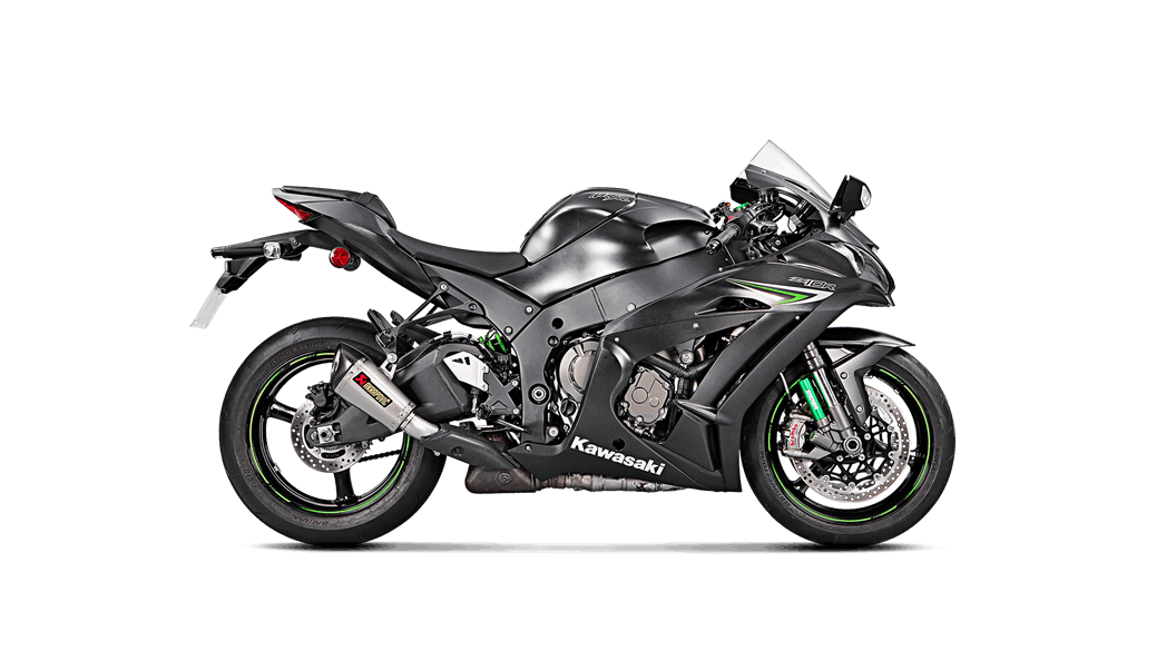 AKRAPOVIC s-K10SO17-ASZ Вихлопна система Slip-On Line (Titanium) Kawasaki Ninja ZX-10R 2016 Photo-1