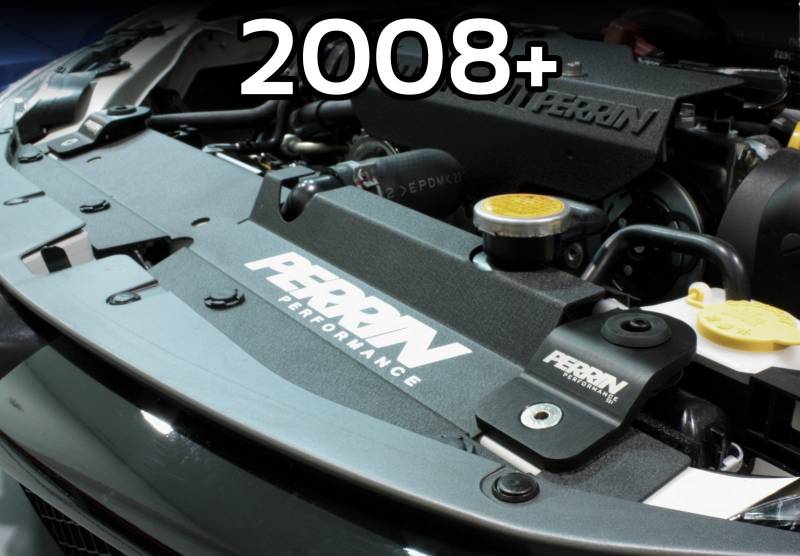 PERRIN PSP-ENG-521BK пластини кріплення радіатора, Black, SUBARU STI 08-14 Photo-2